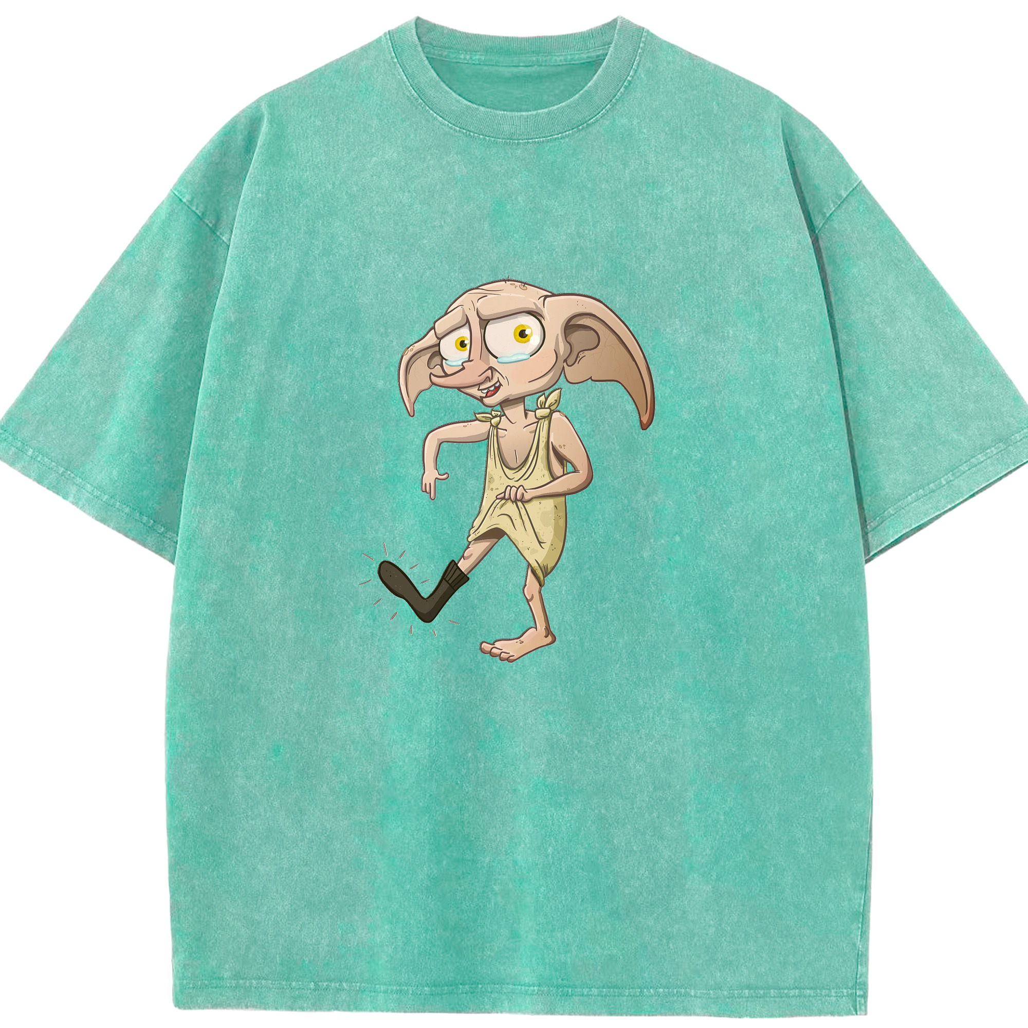 （画像用） Harry Potter ハリー・ポッターシリーズ 綿100% ヴィンテージ風 半袖Tシャツ（フロントプリント）